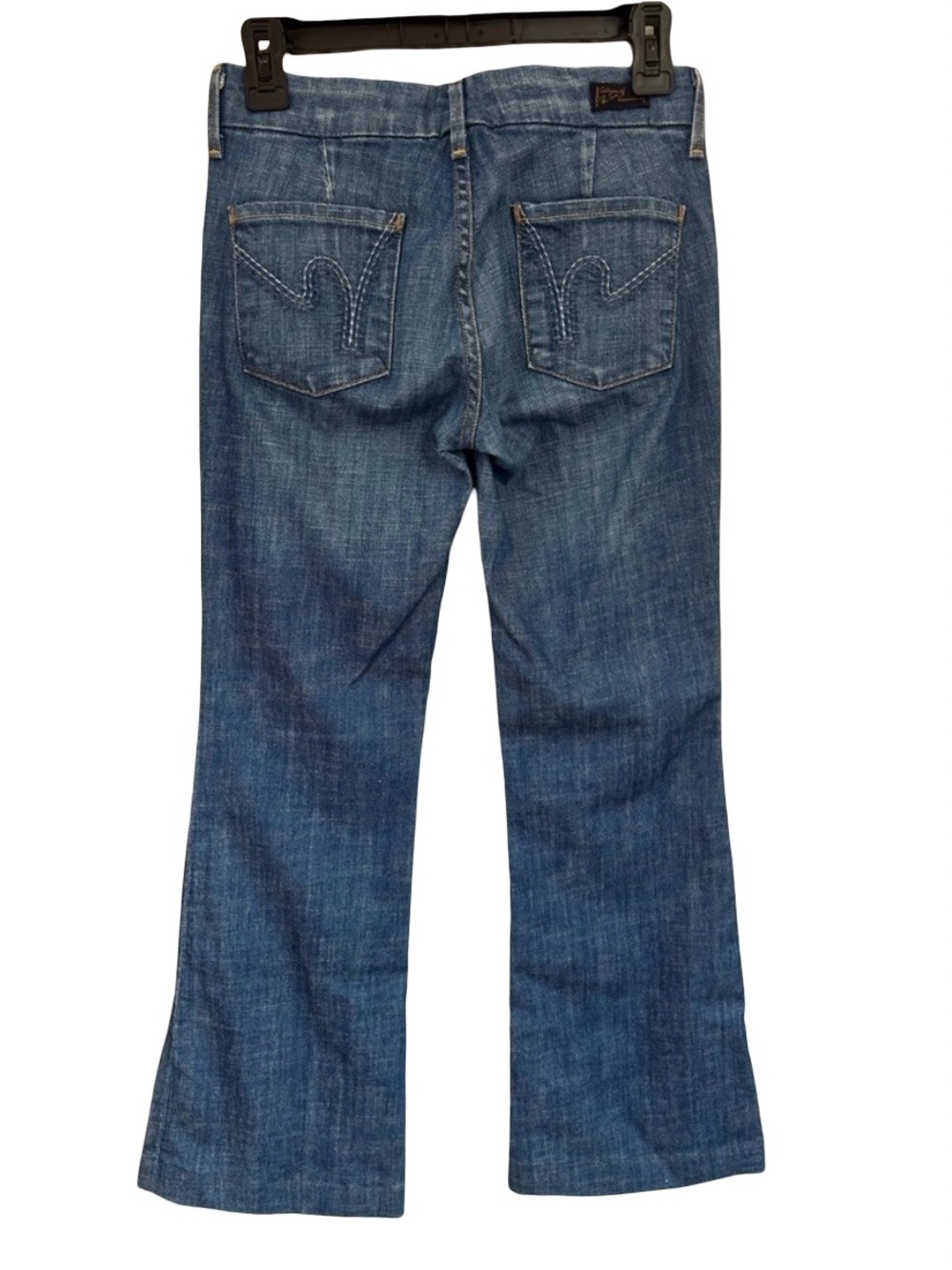 Citizens of Humanity Y2K low rise Faye wide-leg  flare medium wash jeans size 25 - Picture 2 of 8